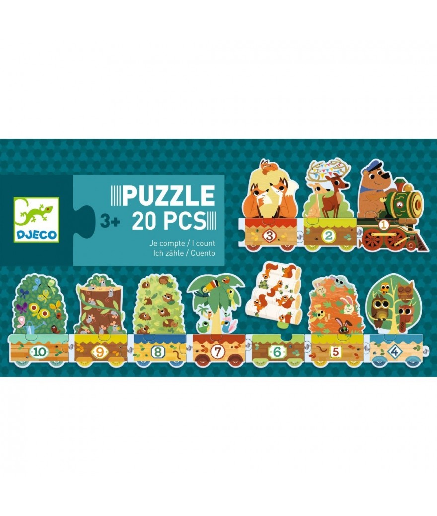 Djeco Puzzel Ik Tel - 20 stukken