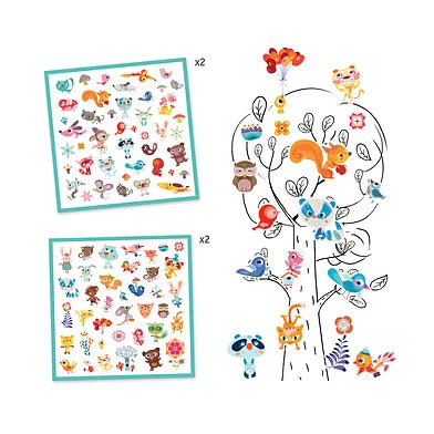 Djeco Stickers Vriendjes