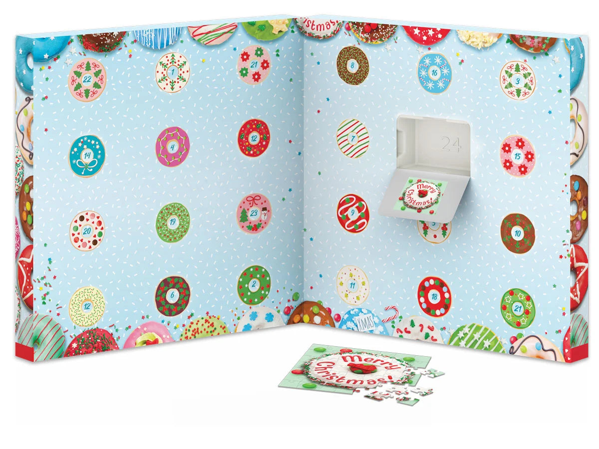 EuroGraphics Puzzle Adventskalender Christmas Donuts – 24x50 stukjes