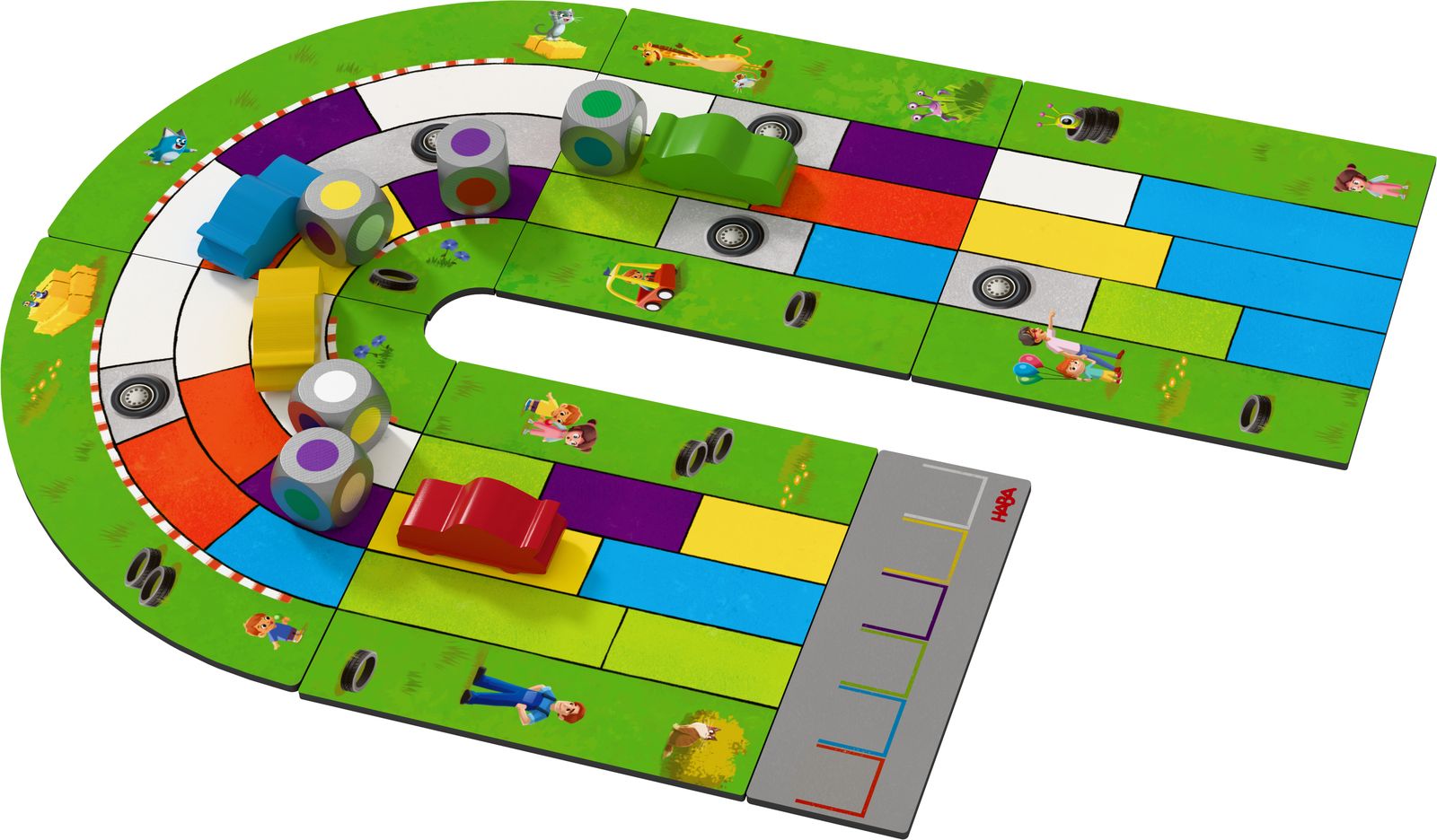 HABA Monza 2.0 – Race Dobbelspel Bordspel