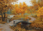 Eurographics Puzzel - Autumn in an Old Park - 1000 stukjes