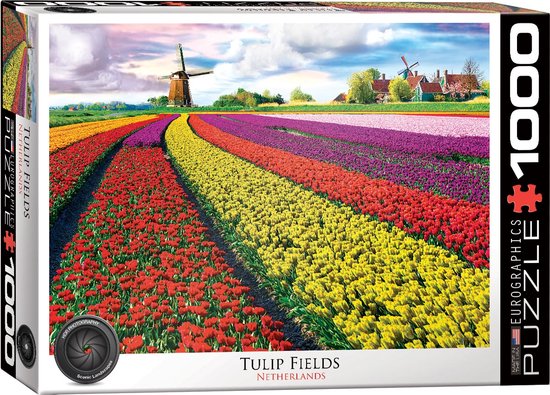 Eurographics Puzzel - Tulip Fields - 1000 stukjes