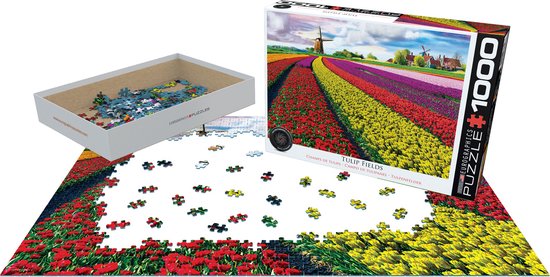 Eurographics Puzzel - Tulip Fields - 1000 stukjes