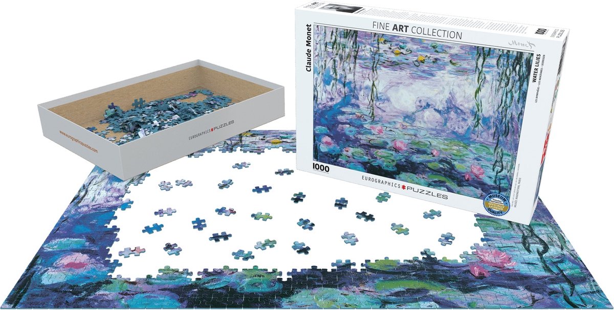 Eurographics Puzzel Water Lilies 1000 stukjes