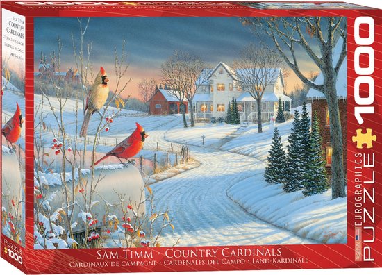 Eurographics puzzel Country Cardinals - 1000 stukjes
