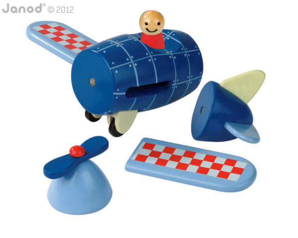 Janod Magneet set vliegtuig