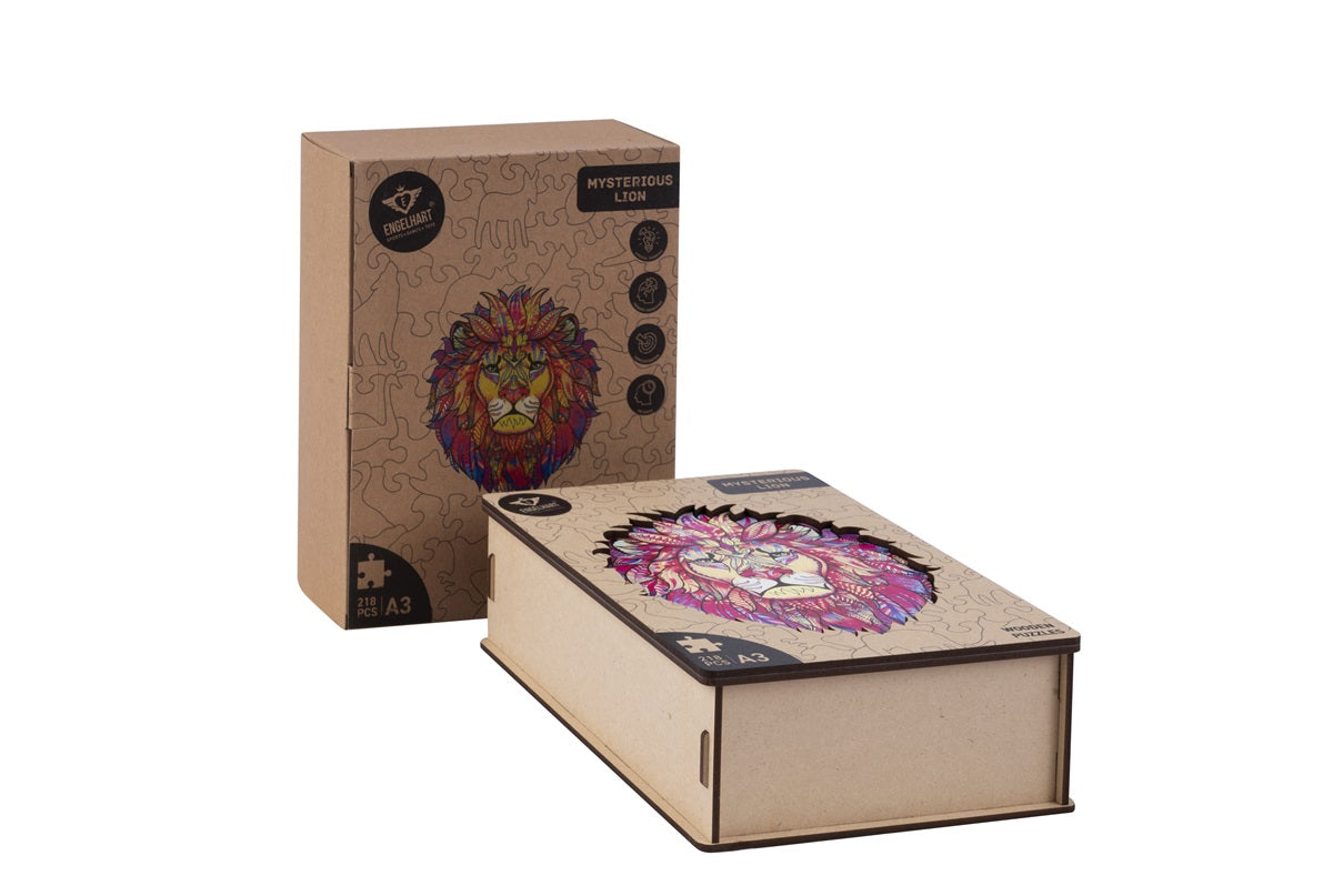 Puzzel-A3-Leeuw-218-stukjes
