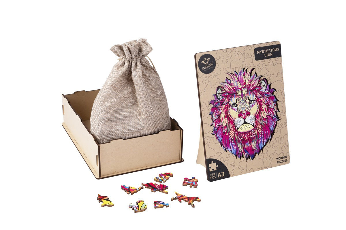 Puzzel-A3-Leeuw-218-stukjes