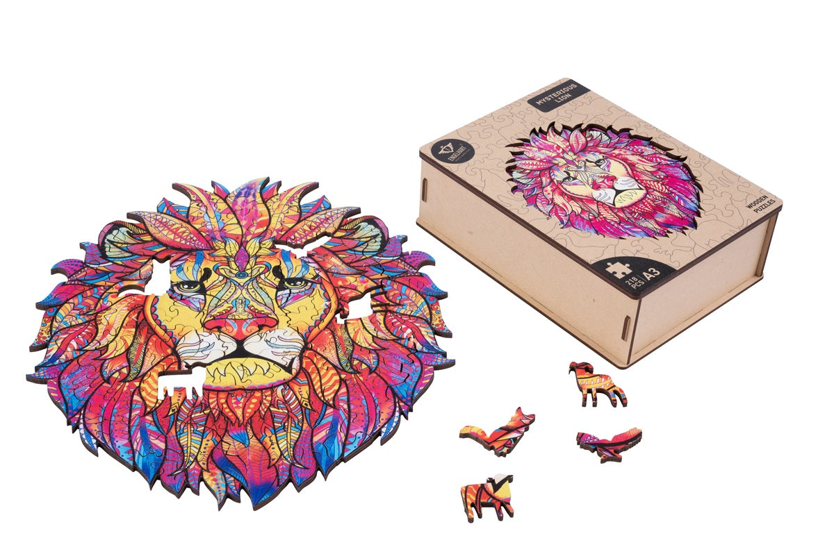 Puzzel-A3-Leeuw-218-stukjes