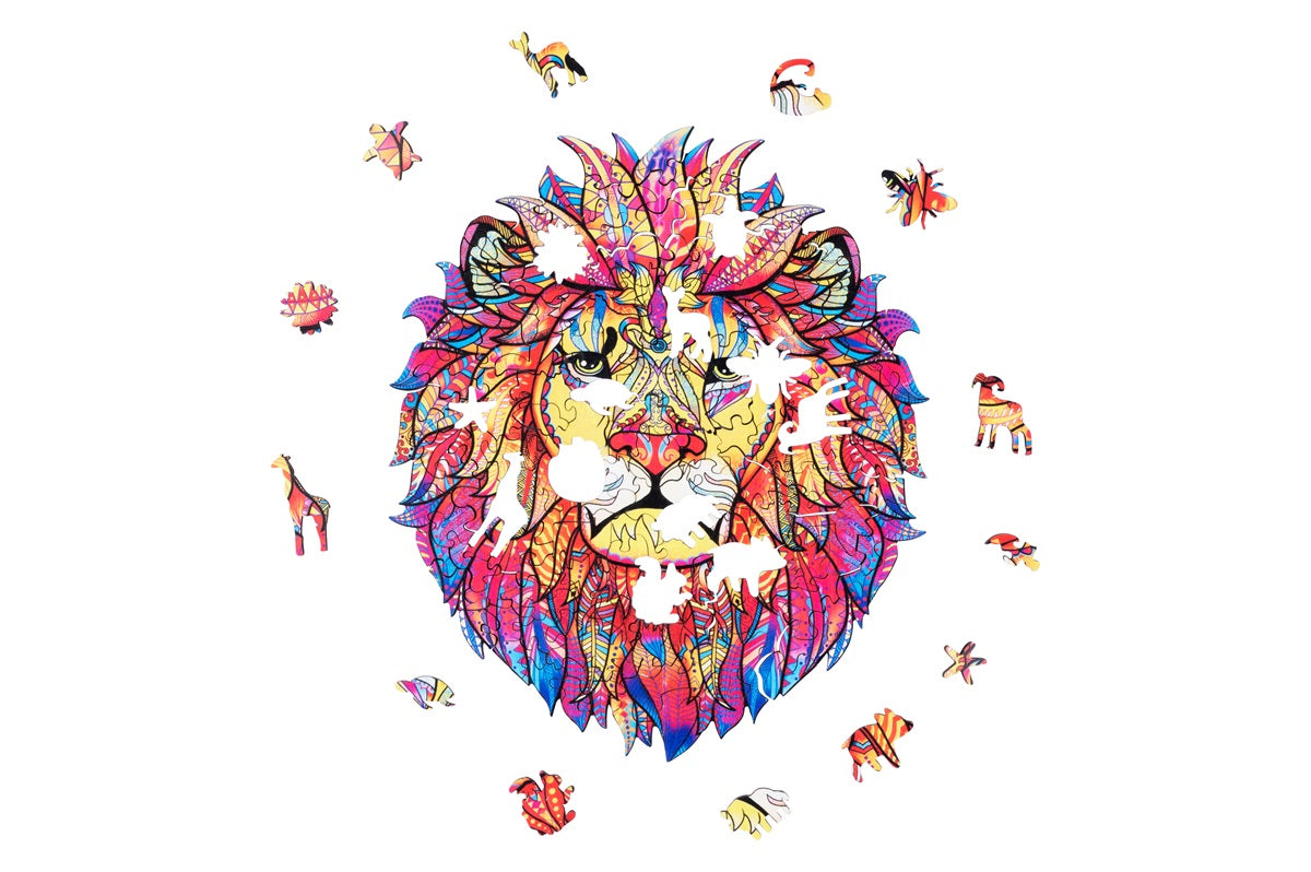 Puzzel-A3-Leeuw-218-stukjes