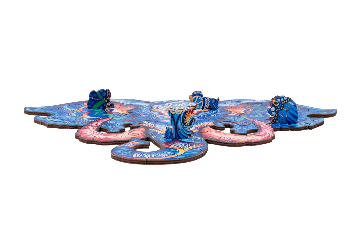 Puzzel-A3-Olifant-124-stukjes