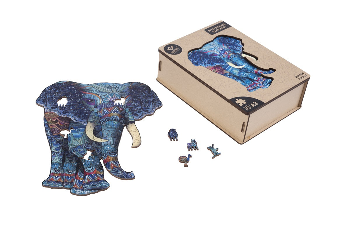 Puzzel-A3-Olifant-244-stukjes
