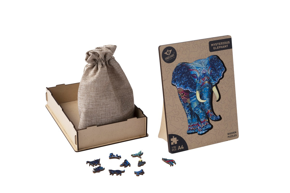 Puzzel-A4-Olifant-178-stukjes