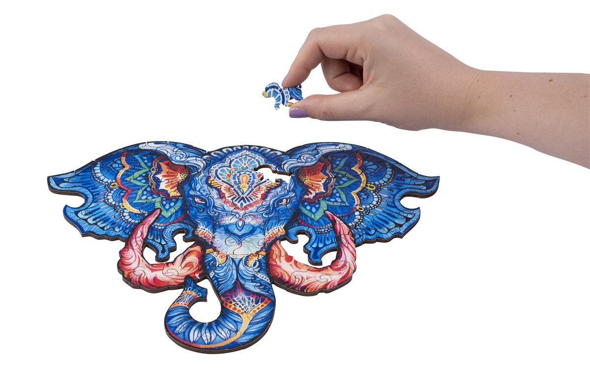 Puzzel-A4-Olifant-83-stukjes