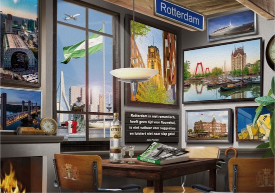 Puzzel - Rotterdams Café - 1000 stukjes