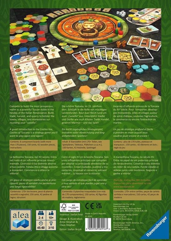 The Castles of Tuscany Bordspel