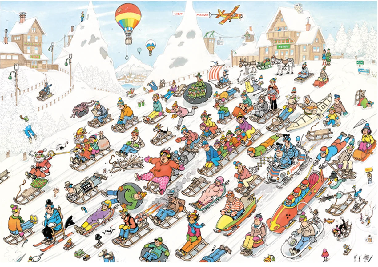 Jan van Haasteren Van Onderen! – Puzzel 2000 stukjes