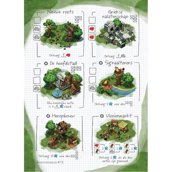 Imperial Settlers Roll & Write Dobbelspel