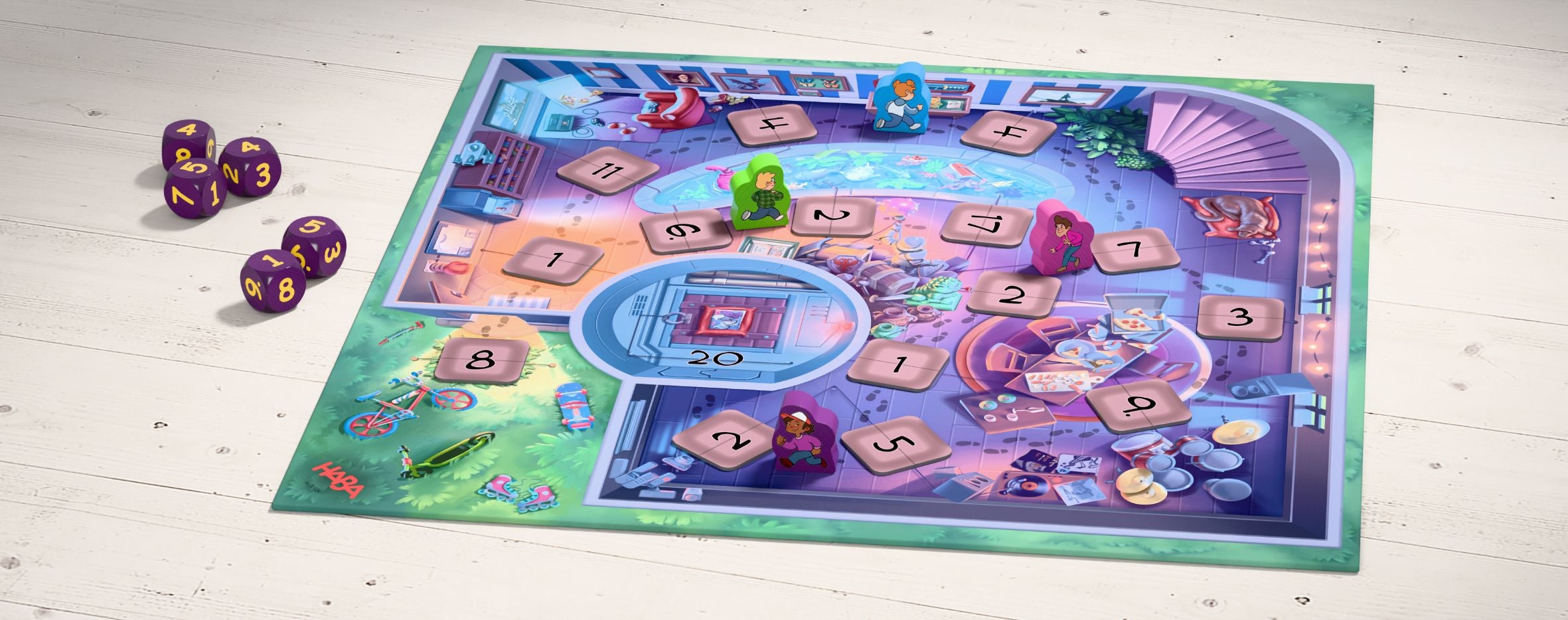 HABA Geheime Code 13+4 – Rekenspel Bordspel