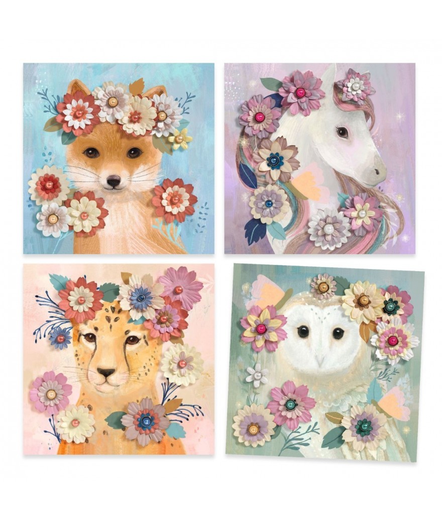 3D-afbeeldingen - Bloemkronen