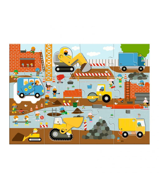 Puzzle Géant Bouwplaats (17 st)