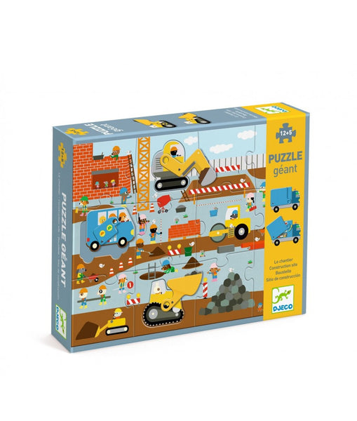 Puzzle Géant Bouwplaats (17 st)