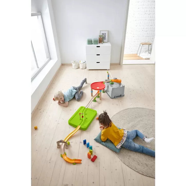 Haba Knikkerbaan Op de doos, klaar, start!