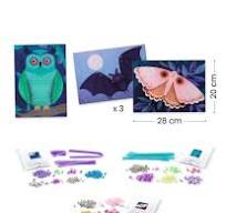 Kralen rijgen en chenilledraad. Schitteren in de nacht