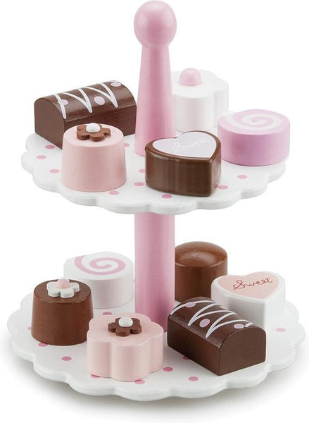 Etagere met bonbons