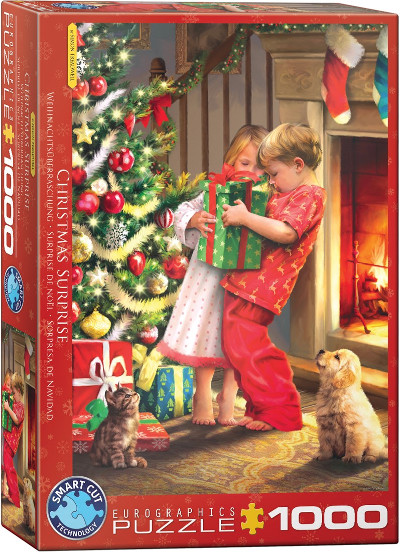 EuroGraphics Kerstpuzzel 1000 stukjes – Simon Tread Winter