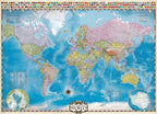 eurographics puzzel wereldkaart 1000 stukjes