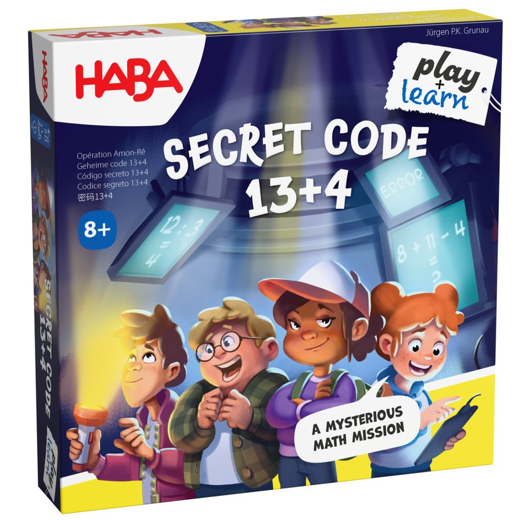 HABA Geheime Code 13+4 – Rekenspel Bordspel