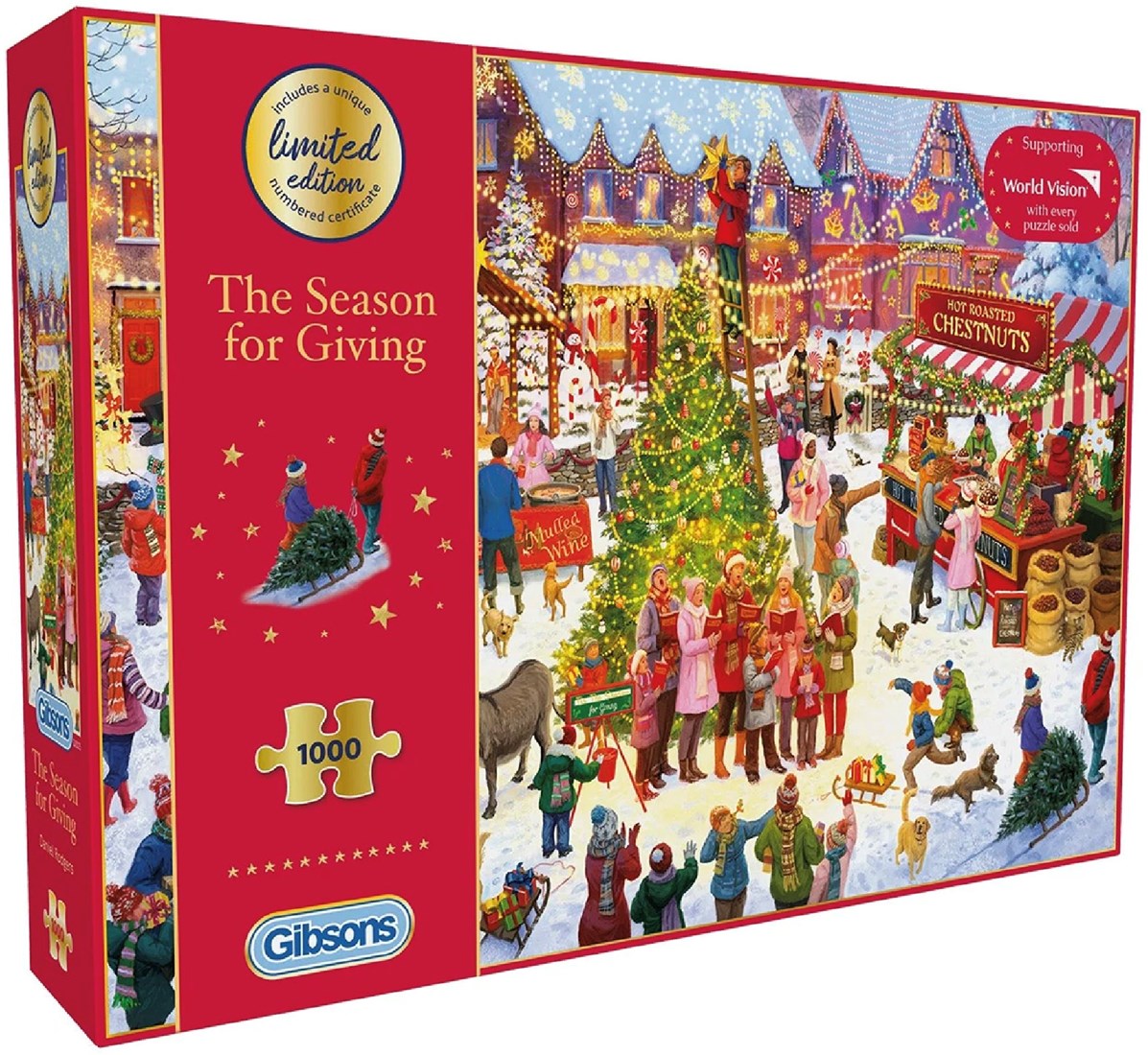 Gibsons The Season of Giving – Limited Edition Kerstpuzzel 1000 stukjes