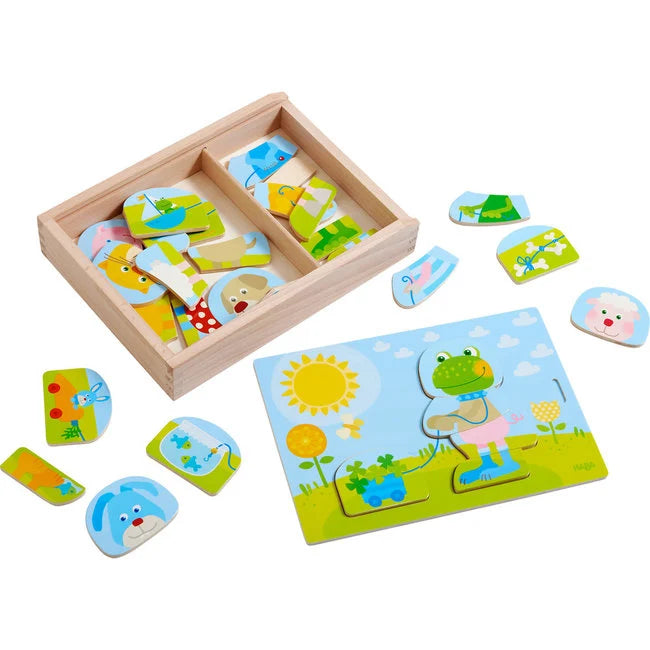 HABA Puzzel Grappige Dierenmix - extra productfoto
