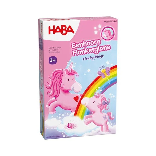 HABA Eenhoorn Flonkerglans – Flonkerbingo Kaartspel