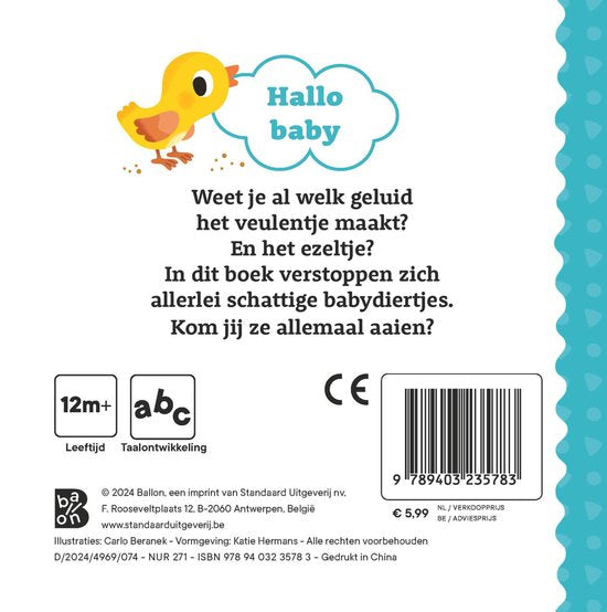 Hallo Baby  Boerderijdieren