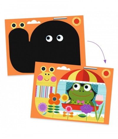 Kraskaarten voor de allerkleinsten. Leukom te ontdekken