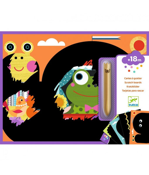 Kraskaarten voor de allerkleinsten. Leukom te ontdekken