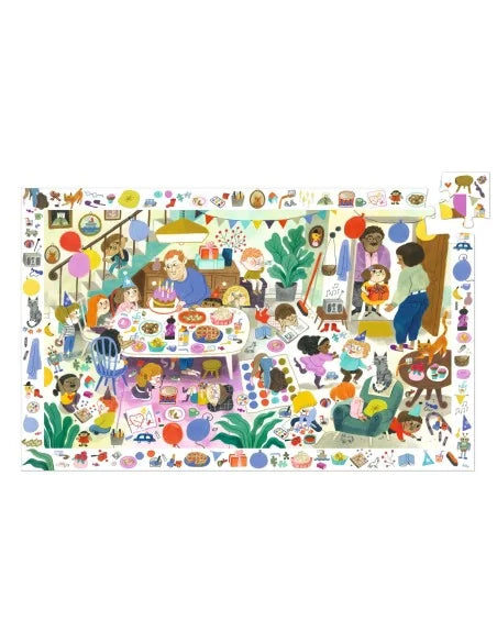 Observatie Puzzel -Het Verjaardagsfeest