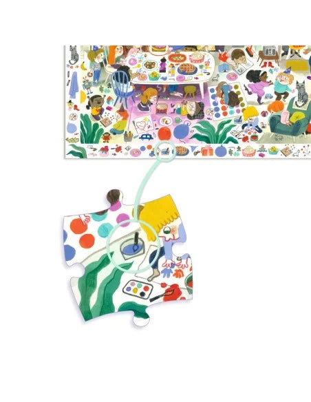 Observatie Puzzel -Het Verjaardagsfeest