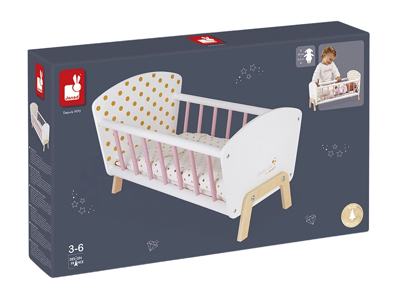 Janod Candy Chic - Poppenbed