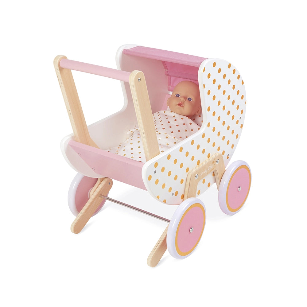 Janod Candy Chic - Poppenwagen