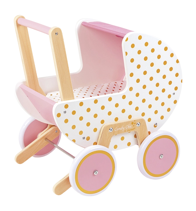 Janod Candy Chic - Poppenwagen