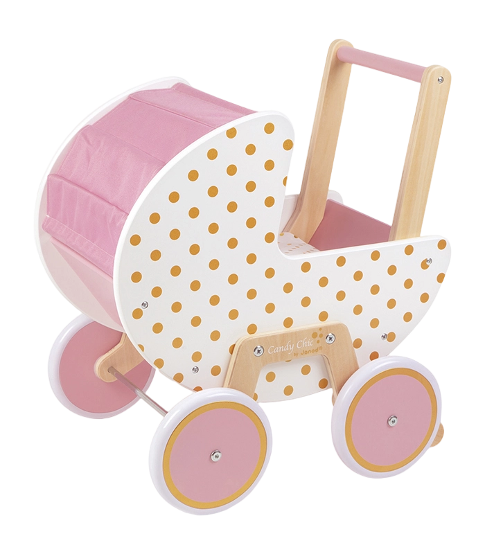 Janod Candy Chic - Poppenwagen