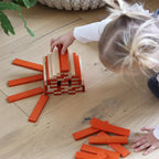Kapla Kistje met 40 plankjes (oranje)