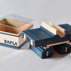Kapla Kistje met 40 plankjes (donkerblauw)