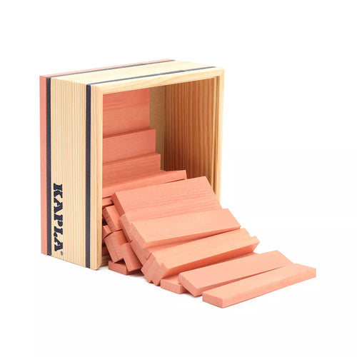 Kapla Kistje met 40 plankjes (roze)