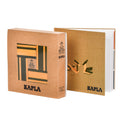Kapla Doos met 40 plankjes (groen/geel) + boek