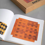 Kapla Doos met 40 plankjes (rood/oranje) + boek