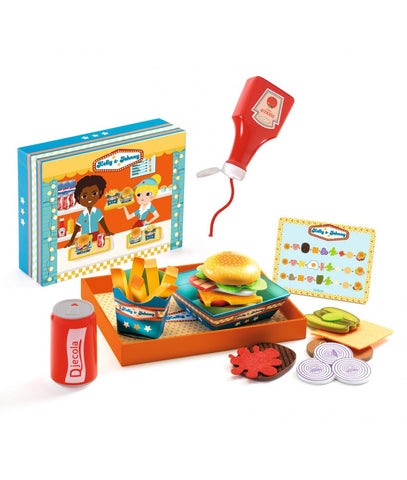 Kelly & Johnny - Make burgers with a menu